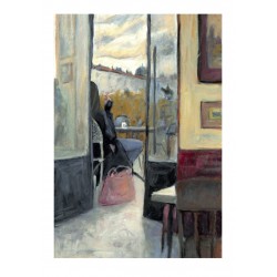 La femme du salon bleu